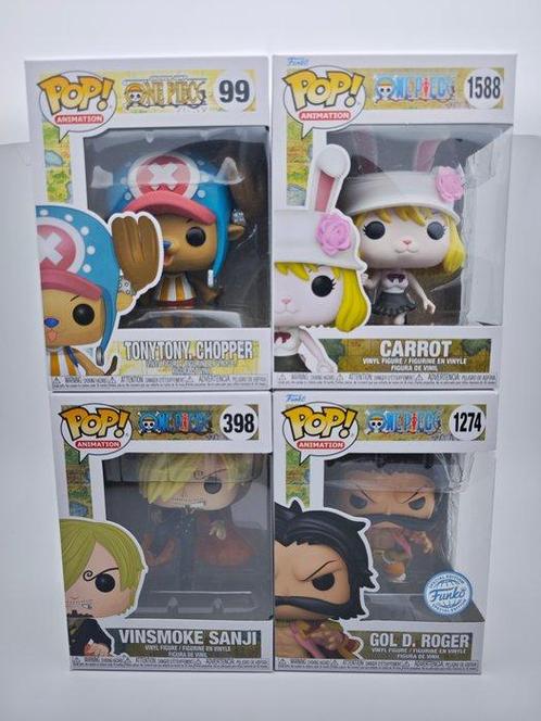 Funko  - Funko Pop 4 Funko Pop Animation One Piece Figures -, Antiek en Kunst, Antiek | Speelgoed