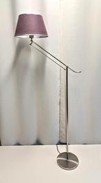 Hefboom - Swingarm vloerlamp - Verchroomd metaal