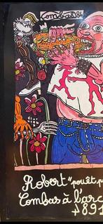 Robert Combas - The Sandwich Man - Jaren 1980, Antiek en Kunst