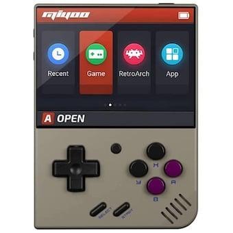 Miyoo Mini Plus Grey / Grijs (Nieuw) (Retro Handhelds (New)), Spelcomputers en Games, Spelcomputers | Overige, Nieuw, Ophalen of Verzenden