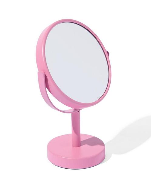 HEMA Spiegel staand roze van €14.99 voor €7.5 sale, Sieraden, Tassen en Uiterlijk, Uiterlijk | Cosmetica en Make-up, Nieuw, Verzenden