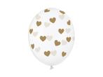 Doorzichtige Ballonnen Gouden Hartjes, Verzenden, Nieuw
