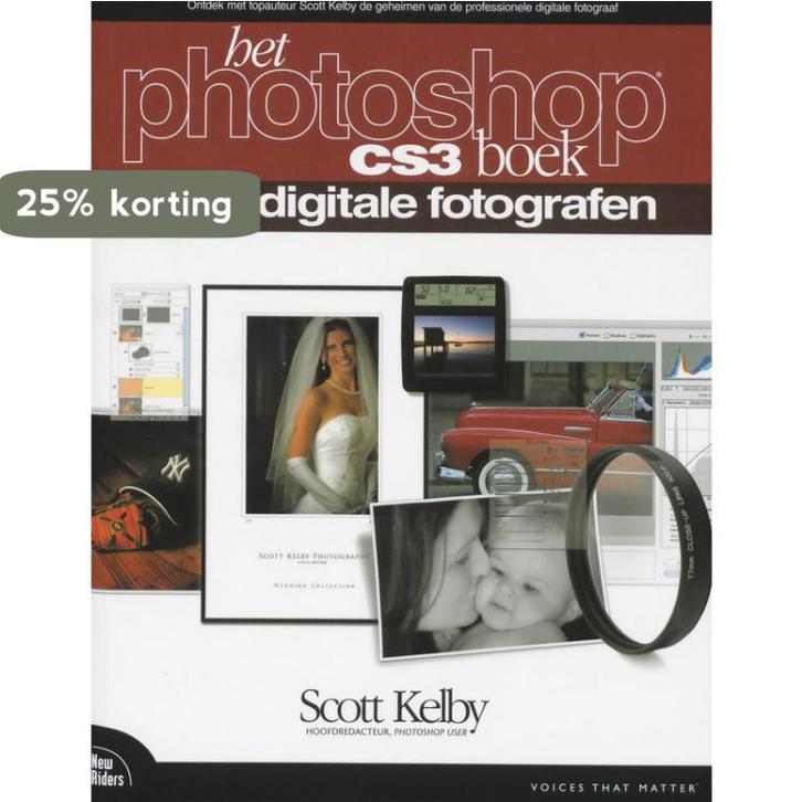 Het Photoshop CS3 boek voor digitale fotografen S. Kelby, Boeken, Informatica en Computer, Zo goed als nieuw, Verzenden