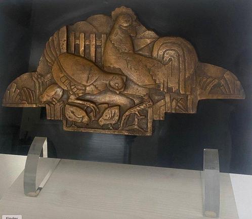Fortunato Depero (1892-1960) - sculptuur, Gallo. Chioccia e, Antiek en Kunst, Antiek | Overige Antiek