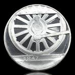 Zwitserland. 20 Francs (Swiss railways) silver Proof 1997