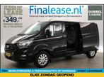 Ford Transit Custom 300 2.0 TDCI L2H1 Limited DC Carplay, Zwart, Nieuw, Ford, Lease