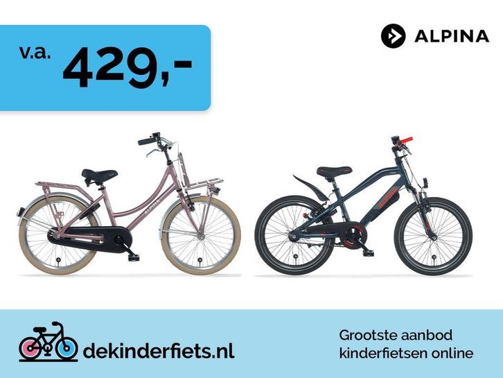 Alpina 20 inch kinderfietsen – diverse modellen vanaf €429, Fietsen en Brommers, Fietsen | Kinderfietsjes, 20 inch of meer, Nieuw