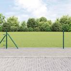 vidaXL Afrasteringspaal Groen 100 x 0,4 m (25 mm gaas) Staal, Tuin en Terras, Verzenden, Nieuw, IJzer