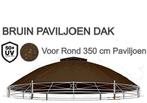 Waterdicht dak-Rond-350 cm paviljoen Bruin