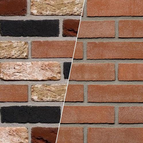 Dikformaat Massief Vuilwerk metselstenen, Doe-het-zelf en Verbouw, Metselstenen, Bakstenen, Nieuw, Verzenden