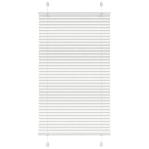vidaXL Plissé rolgordijn 75x100 cm stofbreedte 74,4 cm, Huis en Inrichting, Stoffering | Gordijnen en Lamellen, Wit, Nieuw, Verzenden