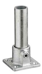 Buiskoppeling Voetplaat Ø 60,3 mm Zink Vierkant, Verzenden, Nieuw