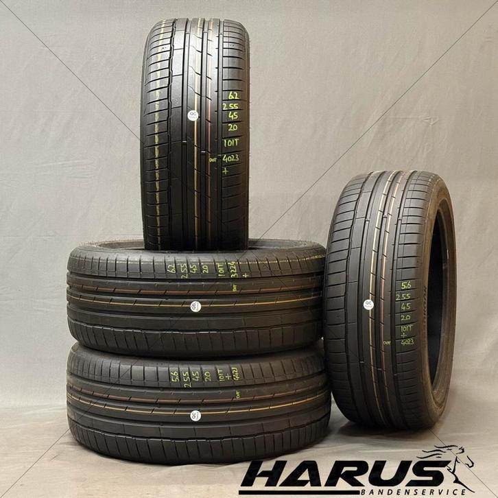 255/45/20 101T Hankook zomerbanden 6,2/5,6mm profiel 4X, Auto-onderdelen, Banden en Velgen, 20 inch, Erkend duurzaam, Zomerbanden