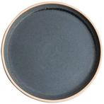 Borden | CANVAS | Keramiek | Blauw | 6 Stuks | Ø180x15(h)mm, Verzenden, Nieuw in verpakking