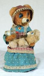 Yonezawa - Blikken speelgoed - Hungry Baby Bear Battery, Antiek en Kunst, Antiek | Speelgoed