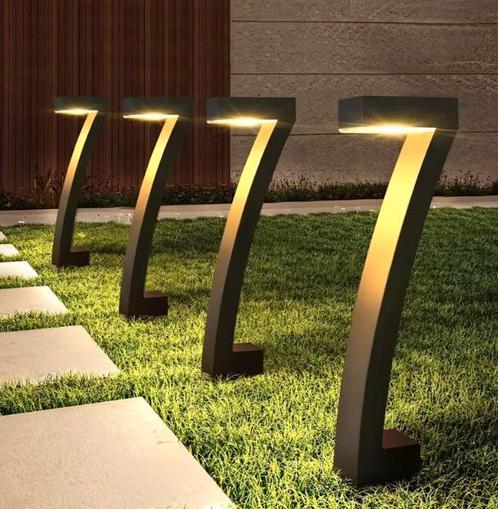 4 Stuks Zonne-energie LED Tuinverlichting – Nieuwe Lampen, Huis en Inrichting, Lampen | Losse lampen, Overige typen, Nieuw, Verzenden