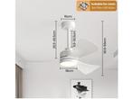 Veiling - Plafondventilator met verlichting en ab 106 cm, Witgoed en Apparatuur, Ventilatoren, Nieuw