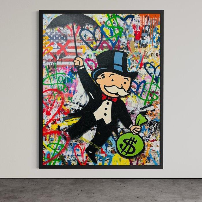 CASPA - Mr. Monopoly, Antiek en Kunst, Kunst | Schilderijen | Modern
