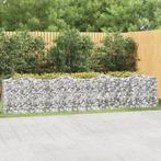vidaXL Schanskorf gewelfd verhoogd 400x50x100 cm, Tuin en Terras, 100 cm of meer, Verzenden, Nieuw, Metaal