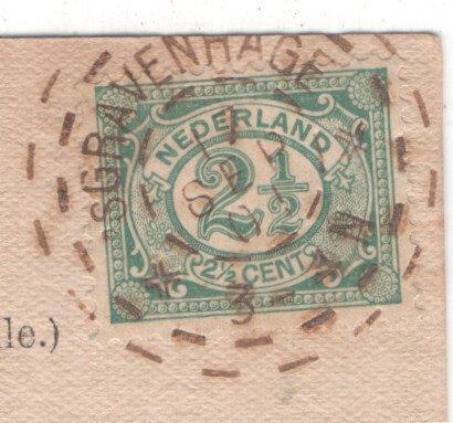 Nederland 1901 - Brandstempel Den Haag Vulcanus op, Postzegels en Munten, Postzegels | Nederland