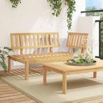 vidaXL Tuinhoekbank pallet massief acaciahout, Tuin en Terras, Verzenden, Nieuw, Hardhout