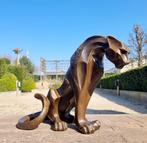 sculptuur, Jaguar - 37 cm - Brons