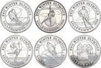 6x 20 Crowns 1993 Turks Caicos Inseln Serie 'olympische...