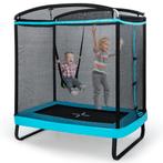 LIVSK 2-in-1 Kindertrampoline met Schommel - Veiligheidsnet, Verzenden, Nieuw