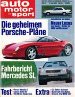 1989 AUTO MOTOR UND SPORT 12 DUITS, Nieuw, Author