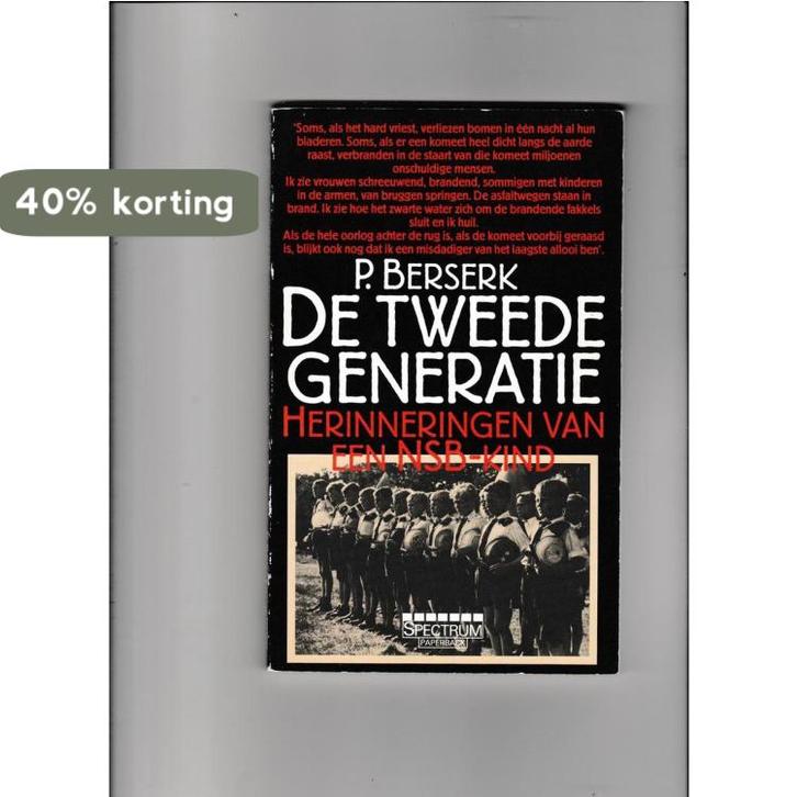 De tweede generatie 9789027457318 Berserk, Boeken, Geschiedenis | Wereld, Gelezen, Verzenden