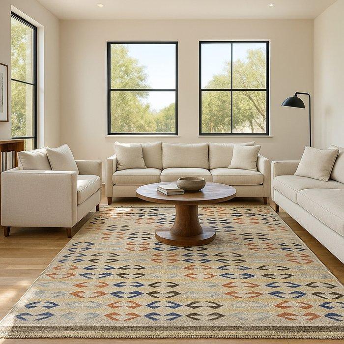 Kilim Moderno - Vloerkleed - 290 cm - 174 cm, Huis en Inrichting, Stoffering | Tapijten en Kleden