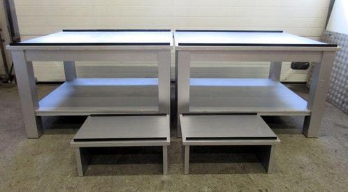Display 60cm en 120cm, grijs, hout, Zakelijke goederen, Kantoor en Winkelinrichting | Magazijn, Stelling en Opslag
