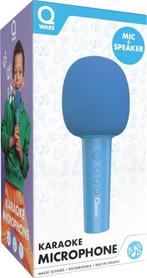 Qware - karaoke microfoon blauw, Kinderen en Baby's, Speelgoed | Overig, Ophalen of Verzenden, Nieuw