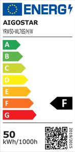 Bouwlamp LED - Werklamp - IP44 - 50W - Aigostar, Verzenden, Zo goed als nieuw