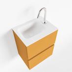 MONDIAZ ADA 40cm toiletmeubel ocher. LEX wastafel talc, Ophalen of Verzenden, Nieuw, Bad