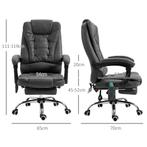 TRUUSK Ergonomische Bureaustoel met Massage- en Verwarmingsf, Huis en Inrichting, Bureaustoelen, Verzenden, Nieuw