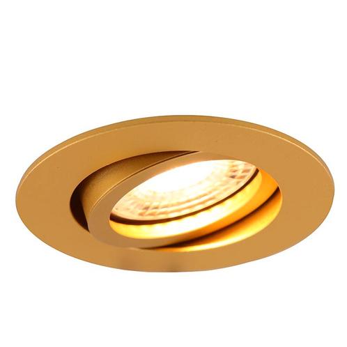 Metalen inbouwspot messing, Scott, Huis en Inrichting, Lampen | Spots, Nieuw, Ophalen of Verzenden