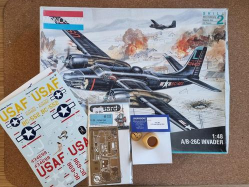 Monogram 5508 A/B-26C 1:48 + opties, Hobby en Vrije tijd, Modelbouw | Vliegtuigen en Helikopters, Verzenden