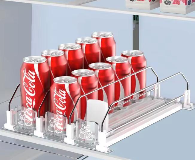 Zelfglijdende Drankhouder – Koelkast Organizer Verstelbaar, Huis en Inrichting, Keuken | Keukenelementen, Nieuw, Verzenden