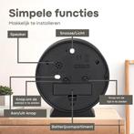 Tyme Wekker Analoog - Zonder Tikgeluid - Met Alarm - Incl., Huis en Inrichting, Ophalen of Verzenden, Zo goed als nieuw