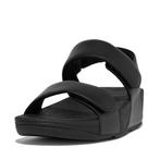 -1% FitFlop  FitFlop Lulu adjustable leather back-strap sand, Kleding | Dames, Schoenen, Verzenden, Nieuw, Zwart