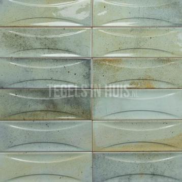 Wandtegel hanoi celadon groen decor 6.5x20 wandtegel beschikbaar voor biedingen