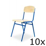 Schoolstoel | Blauw | Voor Kinderen 1.60-1.90m | Zithoogte, Verzenden, Nieuw in verpakking