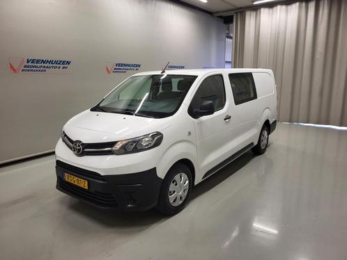 Toyota ProAce Worker 2.0D L3/H1 Dubbele Cabine Euro 6!, Auto's, Bestelauto's, Onderhoudsboekje, Lease, Handgeschakeld, Wit, Financial lease