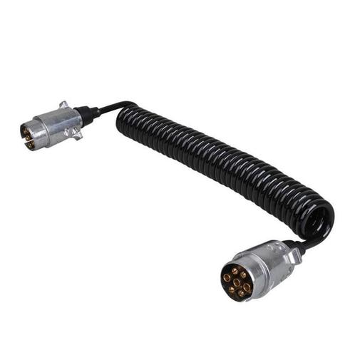ProPlus Spiraalkabel - Verlengkabel - 4,5 meter - 2 x 7-p..., Auto diversen, Aanhangwagen-onderdelen, Nieuw, Ophalen of Verzenden