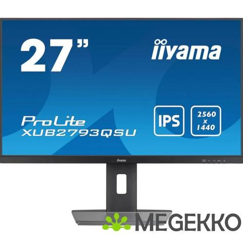Iiyama ProLite XUB2793QSU-B7 27  Quad HD IPS Monitor, Computers en Software, Monitoren, Nieuw, Verzenden