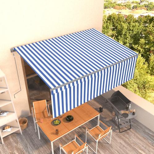 vidaXL Luifel automatisch uittrekbaar met rolgordijn 4,5x3 m, Tuin en Terras, Zonneschermen, Nieuw, Verzenden
