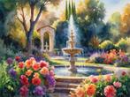 Lavinia Hrimiuc - The fountain • NO Reserve, Antiek en Kunst