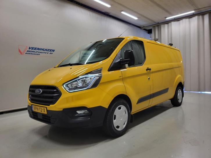 Ford Transit Custom 2.0TDCI 130pk L2/H1 Trekhaak Euro 6!, Auto's, Bestelauto's, Onderhoudsboekje, Lease, Handgeschakeld, Overige kleuren