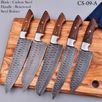 Keukenmes - Chefs knife - Gevouwen staal, hout - Noord, Antiek en Kunst